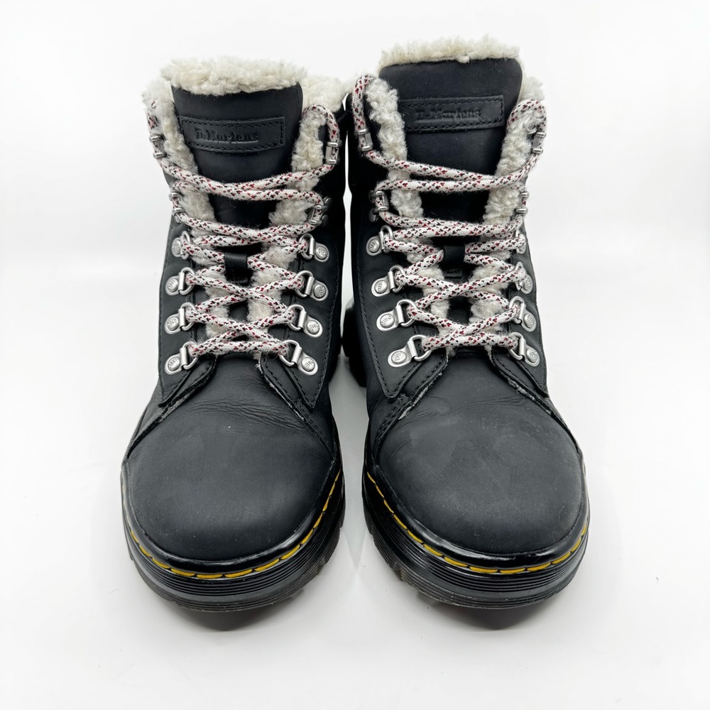 DR MARTEN’S COMBS FAUX SHEARLING LINED CASUAL BOOTS - Picture 2 of 12